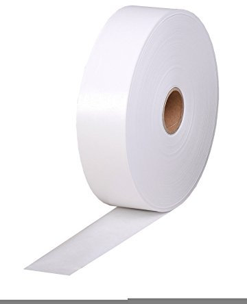 Clairefontaine 396803C Rouleau Kraft Gommé - Ruban Papier Kraft Blanc Adhésif - 4 cm x 200 m - Ø 30 mm - Utile pour l'Encadrement en Aquarelle ou en Cartonnage