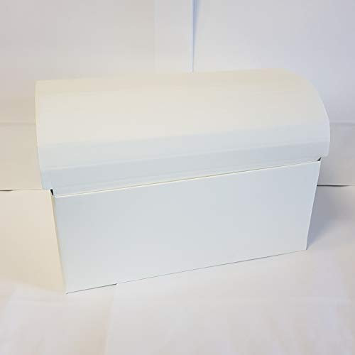 Formoso Baule Scatola Porta Buste Matrimonio Nozze Avorio 38X23X25 CM Senza Decorazione Art 13022