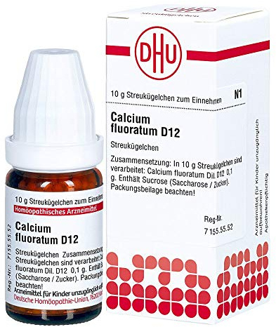 DHU Calcium fluoratum D12 Streukügelchen, 10 g Globuli