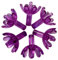 National Artcraft lila Ornamente für Keramik Weihnachten trees-90 PCS.