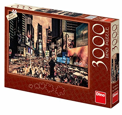 Dinotoys 563124 Hoher Qualität Puzzle; Times Square NYC, 3000 Stück