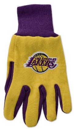 WinCraft Los Angeles Lakers zweifarbige Handschuhe