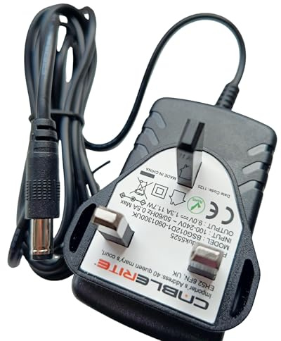 9v power supply adapter for LAVA LD-826 portable dvd player - plug psu cable