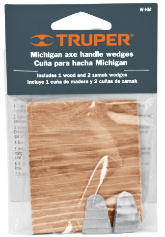 Truper 33948 One Wood Two Steel Wedge Kit for Axes