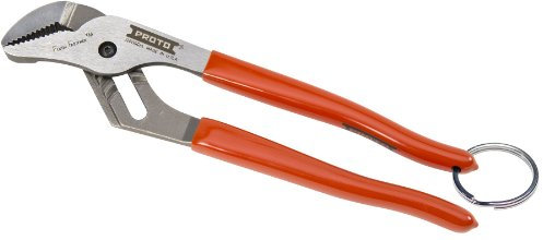 Stanley Proto Tether-Ready J262SGXL-TT XL Series 7-inch Groove Joint Pliers with Grip