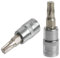 KS Tools Schraubendreher-Stecknuss TORX®, 1/4 Zoll, L 37 mm – T40 – ULTIMATE® – Chrom-Vanadium – matt verchromt