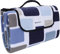 SONGMICS Picknickdecke, 200 x 200 cm, Stranddecke, Outdoor, Camping, Park, Garten, wasserfeste Unterseite, faltbar, leicht, blaue Flecken GCM71L