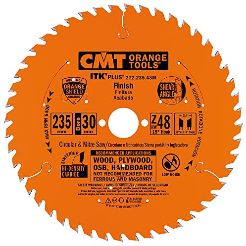 CMT – 272.235.48 m – Scie circulaire ITK plus HW 235 x 2.4 x 30 (+ 25) Z = 48 ATB + Shear