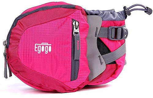 EGOGO Reisen Sport Taille Pack Fanny Pack Wandern Tasche mit Wasser Flaschenhalter (Rosig)
