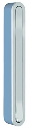 Pieperconcept Garderoben Klapphaken Canoa Farbe blau-Gehäuse verchromt