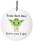 Ali Air Freshener Yoda Best Dad Auto Lufterfrischer