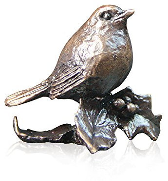 Richard Cooper & Company Bronze massiv Miniatur, Rich Brown Chestnut Patina, Siehe Skulptur Beschreibung