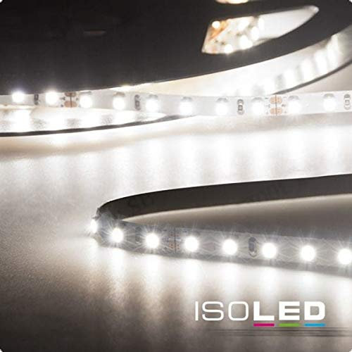 IsoLED Marken LED Strip Micro 6mm breit, 600 LED, 24V, 14,4Watt/m, 4000Kelvin, neutralweiß, 1080lm/m, CRI93, dimmbar, flickerfree