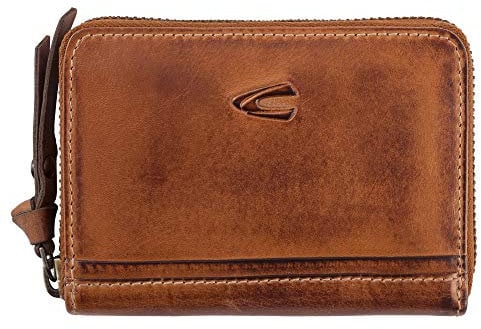 camelactive bags_Womenwear Sullana Damen Geldbörse one size, cognac, 12.5x2x9