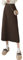 Damen Strickrock Hoch-Taille Gerade elastische Taillen-Midi-Rock,Braun,OneSize