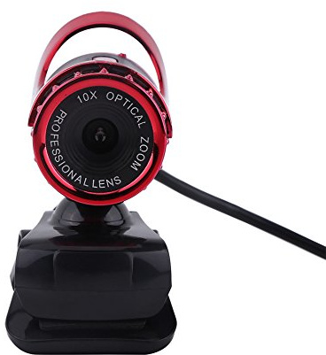 Bewinner Webcam für PC, Desktop Laptop Computer Kamera USB HD Videokamera mit Mikrofon, 12,0 Mio Pixel Clip-on Webcam Webkamera HD 360 ° Drehbare Stand Camcorder, 640 * 480 dynamische Auflösung