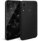 Moozy Minimalist Series Custodia in Silicone per Huawei P Smart Plus 2019 e Honor 20 Lite, Nero - Finitura Opaca Leggera Custodia per Cellulare Ultra Sottile Morbida Protettiva TPU Cover con