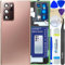 LUVSS Vetro Posteriore per Samsung Galaxy Note 20 Ultra SM-N986F Sostituzione della Copertura Posteriore + Lente della Fotocamera + Kit di Strumenti Fai da Te Manuale di Riparazione (Bronzo Mistico)