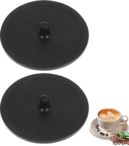 2 Pcs Cleaning Disc Backflush Disc, Backflush Disk Rubber Espresso Machine Blind Rubber Coffee Machine Blind Filter Backflush Cleaning Pad Disk