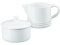 Le Creuset Stoneware Signature Cream & Sugar Set, White, Cream: 300 ml., Sugar: 8oz,