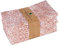 FINGERCRAFT Stoffservietten, Set mit 12 Baumwoll-Leinen-Mischgewebe, bedruckte Dinner-Servietten, perfekt für Partys, Abendessen, Hochzeiten, Cocktails, Weihnachten, Ostern, 50,8 x 50,8 cm, abstrakte