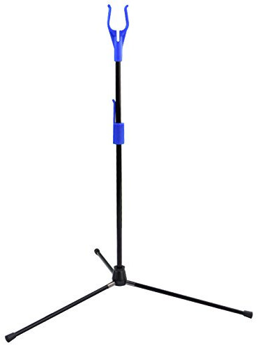 NIKA ARCHERY Bogenständer Leichter Bogenhalter Abnehmbarer Ständer Montagebügel für Recurvebogen Compoundbogen blau