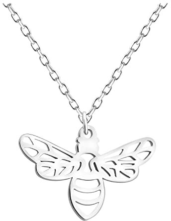 Sofia Milani - Damen Halskette 925 Silber - Bienen Anhänger - N0552