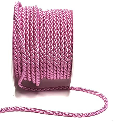 s.dekoda Kordel 15m x 4mm Pink Drehkordel Dekoband Kordelband Kordelschnur