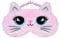 Nette Augenmaske für Kinder, Ynaice Cartoon Katze Tierschlaf Augenmaske Abdeckung Flauschig weiche Plüsch Schlafmaske für Nacht, Reisen, Nap, Herren, Frauen (Rosa, Katze)