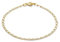 JUKSEREI Armband Damen Ambra Bracelet Gold - Elegante Armkette Silber 925 24K vergoldet 17,5 cm - JUK-BCH652g