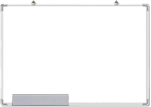 DSeenLeap Whiteboard – Hängende einseitige Schreibtafel mit Stifthalter, Rahmen aus Aluminiumlegierung für Heimunterricht und Büro (Silber 50 x 70 cm)