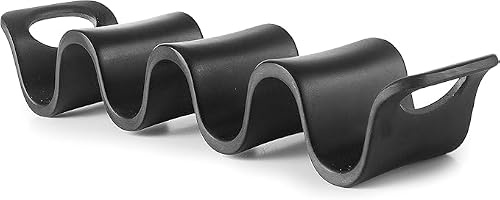 LACOR 63282 - Soporte para Tacos, Melamina, 2-3 Tacos, Diseño Ondulado | En melamina resistente, organiza y mantiene todo a mano; apto para lavavajillas, apto para microondas, libre de BPA