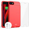 Tailasi Battery Case for iPhone 8/7/6s/6/SE (2022/2020), 6000mAh Charging Case Charger Rechargeable Extended Battery Pack Travel Power Bank for iPhone 6/6s/7/8/SE - 4.7” (Red)