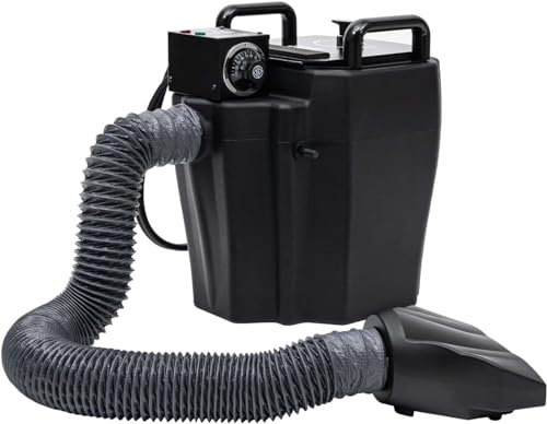 SHAIRMB 3500 W Nebelmaschine Trockeneis-Nebelmaschine, Nebelmaschine, Manuelle, tiefliegende Nebelmaschine, Trockeneismaschine für Bühnen-DJs mit Düse, für Bühnenhochzeiten,Schwarz,3500W