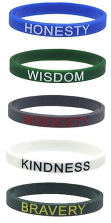 VALICLUD 5 Stück Englische Inspirierende Armbänder Silikon Armreifen Silikon Armbänder Silikon Sportarmbänder Silikon Handketten Silikon Armbänder Silikon Armbänder Silikon Handring