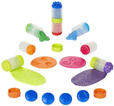 little tikes Wonder Factory Never Dry Dough Mega Box Set - Enthält 8 Tuben mit 59 ml Knete, Bunte Modelliermasse, Trocknet Nicht Aus, Glutenfrei und Angenehm Riechend, Kreatives Spielzeug für Kinder