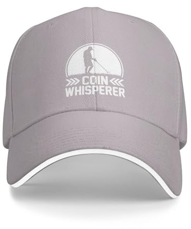 Basecapmünzflüsterer Metalldetektor Baseballmütze Atmungsaktiv,Freizeit Sport Mütze Sonnenschutzkappe Für Herren Damen Mädchen