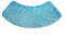 Tapis de douche d'angle doux et absorbant, incurvé, lavable, pour sol de salle de bain, fond antidérapant, 30 x 60 x 100 cm, bleu
