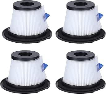 Forhome 4 Stück Filter Ersatzteile für MOOSOO K17,Staubsauger Ersatzfilter, Filter Set,Ersatz-Vakuumfilter passen für Akku-Staubsauger, One Zubehör für Filterstaubsauger