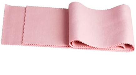 Baumwoll Klaviertastaturschutz für 88 Tasten, Rosa | Tastaturabdeckung aus Baumwolle, Leicht zu Verstauen, Hält das Keyboard Sauber