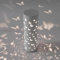 EcoGehen Drehbar Tischleuchte Schmetterling Tischlampe Weiß Metall Lampenschirm LED Table Lamp Nachttischlampe mit USB Kabel Stehlampe Nachttisch für Schlafzimmer Deko Weihnachten Geschenk Mädchen