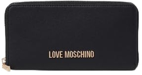 Love Moschino Geldbörse PU schwarz, Schwarz , geldbörsen