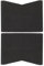 Kick Drum Stopper, Pedal Fixer System, Treadle Blocks, Prevents Creep, Anti-Slip, (5.31 X 3.89 X 0.98 Inch), Ideal For Securing Bongo Kits Mats, Rugs, Or Carpets