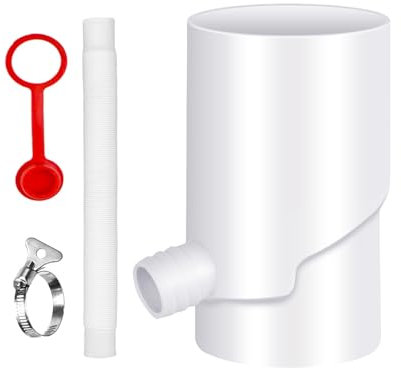Wassertonne für Regentonne – Set für Regentonne, UV- und witterungsbeständig, tragbare Regentonne zum Sammeln von Regenwasser der Regenrinne