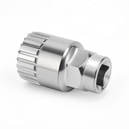 Vidsmow Extractor de Rodamientos Interiores de Bicicleta Universal, Extractor de Bielas de 24 mm con 20 Dientes, Herramienta para Pedalier de Bicicleta, Llave para Rodamientos Interiores