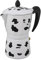 Nikou Moka color mucca da latte, caffettiera in alluminio per casa, bar, attività all'aperto, campeggio, viaggi, 6 tazze, 300 ml, caffettiera, motivo mucca da latte