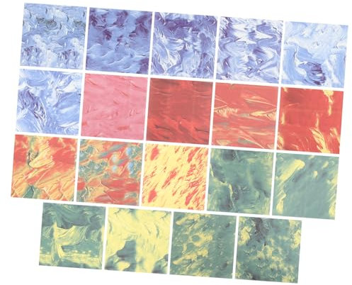 Angoily 19 Piezas Hojas de Transferencia Portátiles para Sublimación de Transferencia Profesional para Diy para Camisetas Tazas y Compatible con Varios