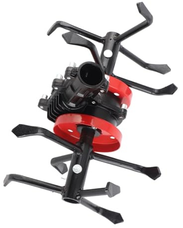 6 Claw Brush Cutter Grass Wheel Soil Loosen Head Tiller Deep Plowing Wheel For Garden Tiller Cultivator 28mm 9 Tooth 1Pcs