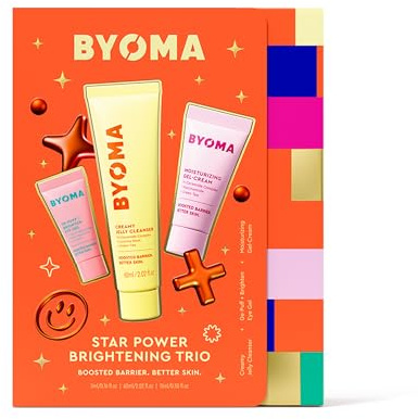 BYOMA Star Power Brightening Trio Skincare Set (5ml, 60ml, 15ml)