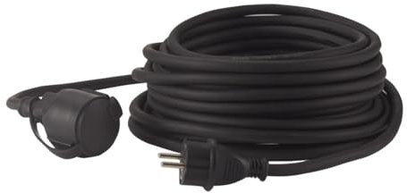 HEDI VK25NF Neopren-Gummi-Verlängerungsleitung 25 m mit Klett-Kabelbinder ***NEU***